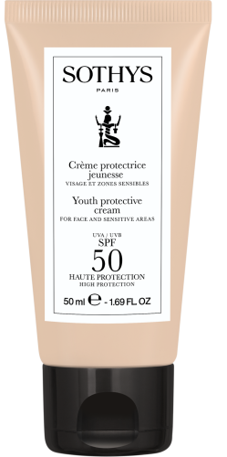 Омолаживающий защитный крем SPF 50 для лица и чувствительных зон Sothys 50мл