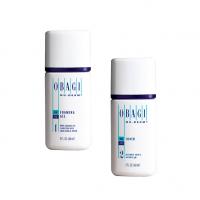 Дорожный набор Obagi для очищения нормальной и жирной кожи: гель + тоник