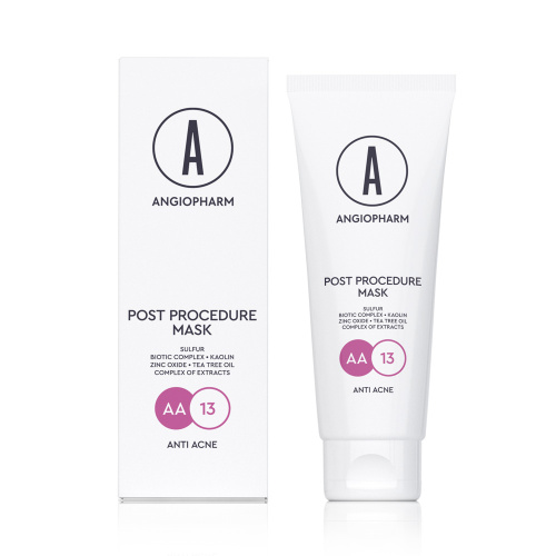 Ангиофарм Маска для лица после чистки, 75 мл