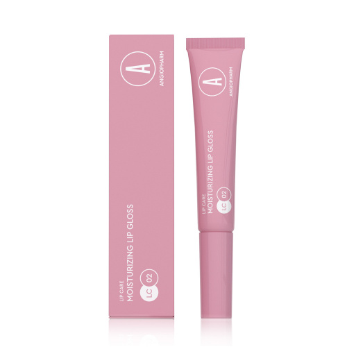 Увлажняющий блеск для губ розовая вуаль Ангиофарм 10 мл