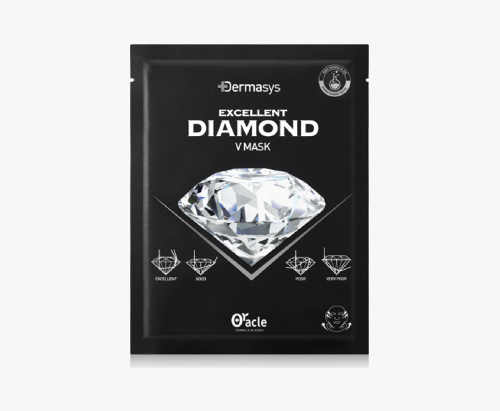 Лифтинг-маска для коррекции овала лица с алмазной пудрой Dr. Oracle