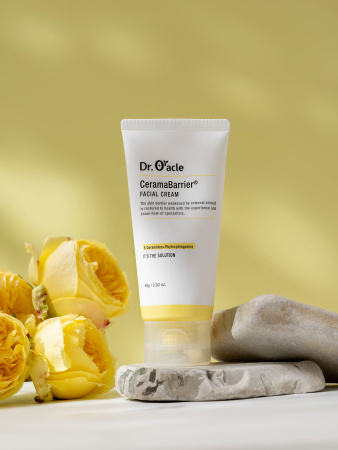 Крем восстанавливающий с церамидами и куркумой для обезвоженной кожи Dr.Oracle CeramaBarrier Facial Cream