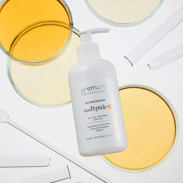Концентрат омолаживающий Premium Ice-concentrate Multipeptide+C
